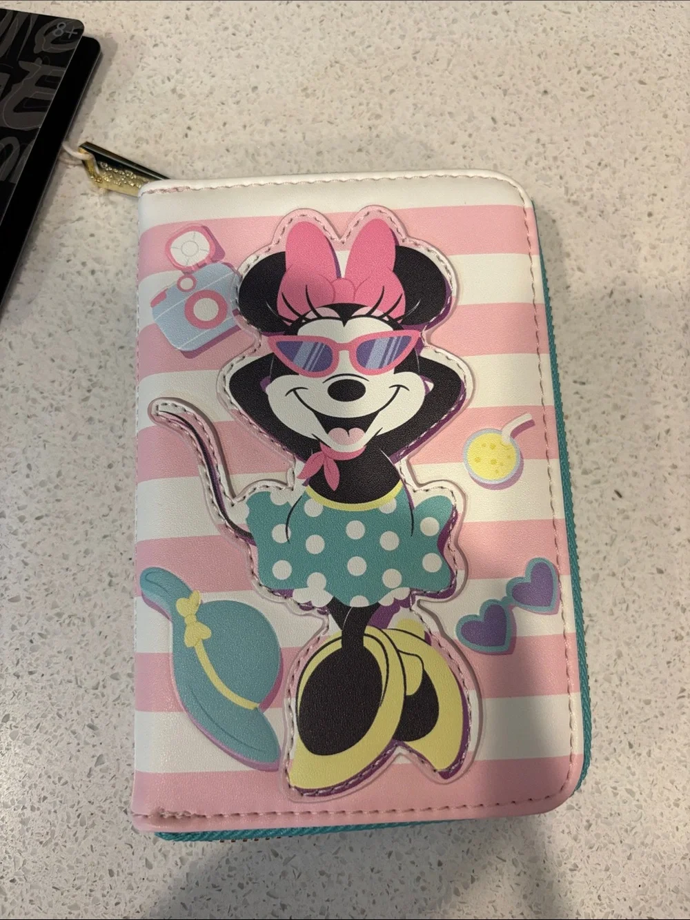 Minnie Mouse Vacation Loungefly Backpack NWOT and Wallet NWT Set